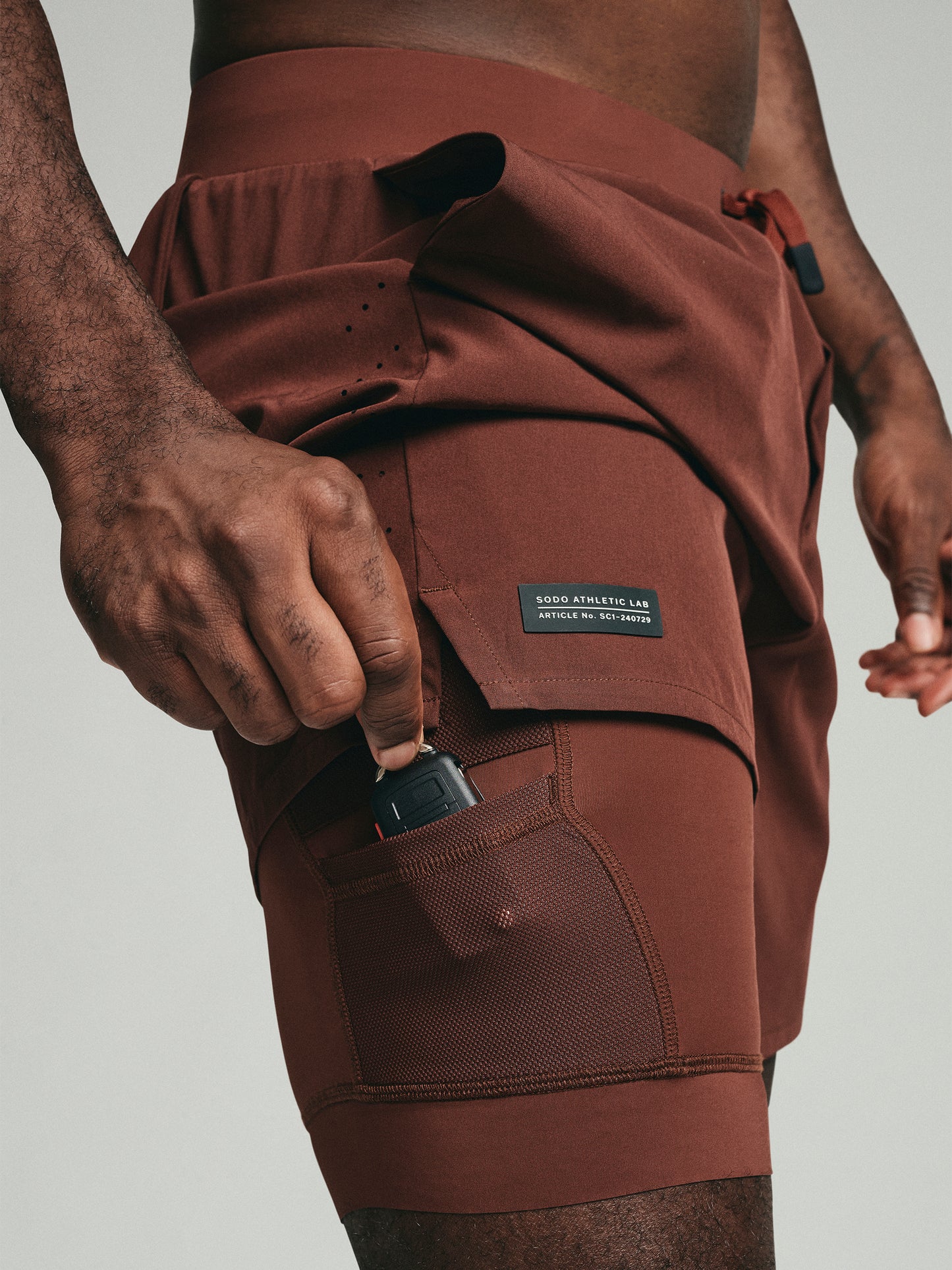 Core Short - Crimson