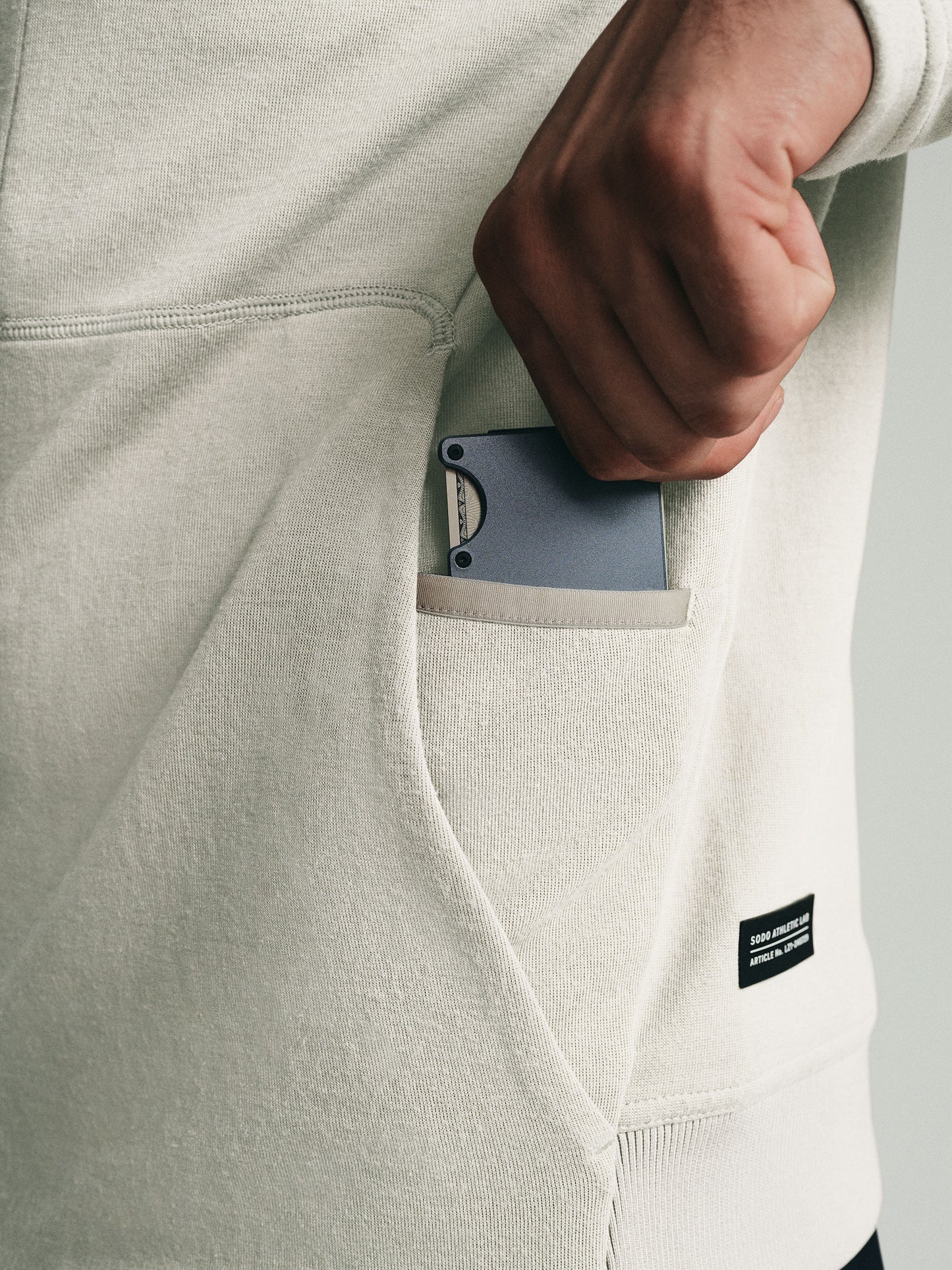 Full Zip Hoodie - Stone