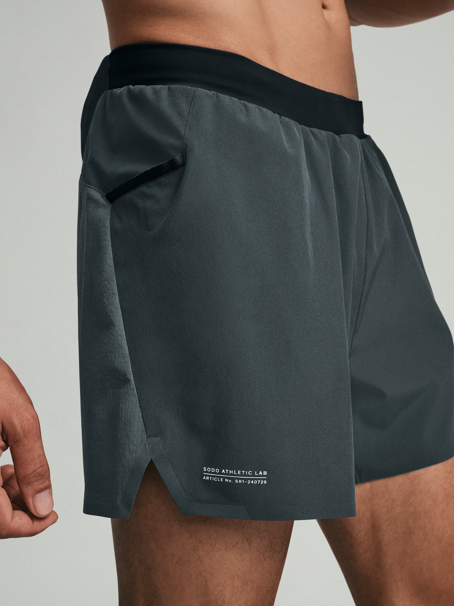 Run Short - Charcoal