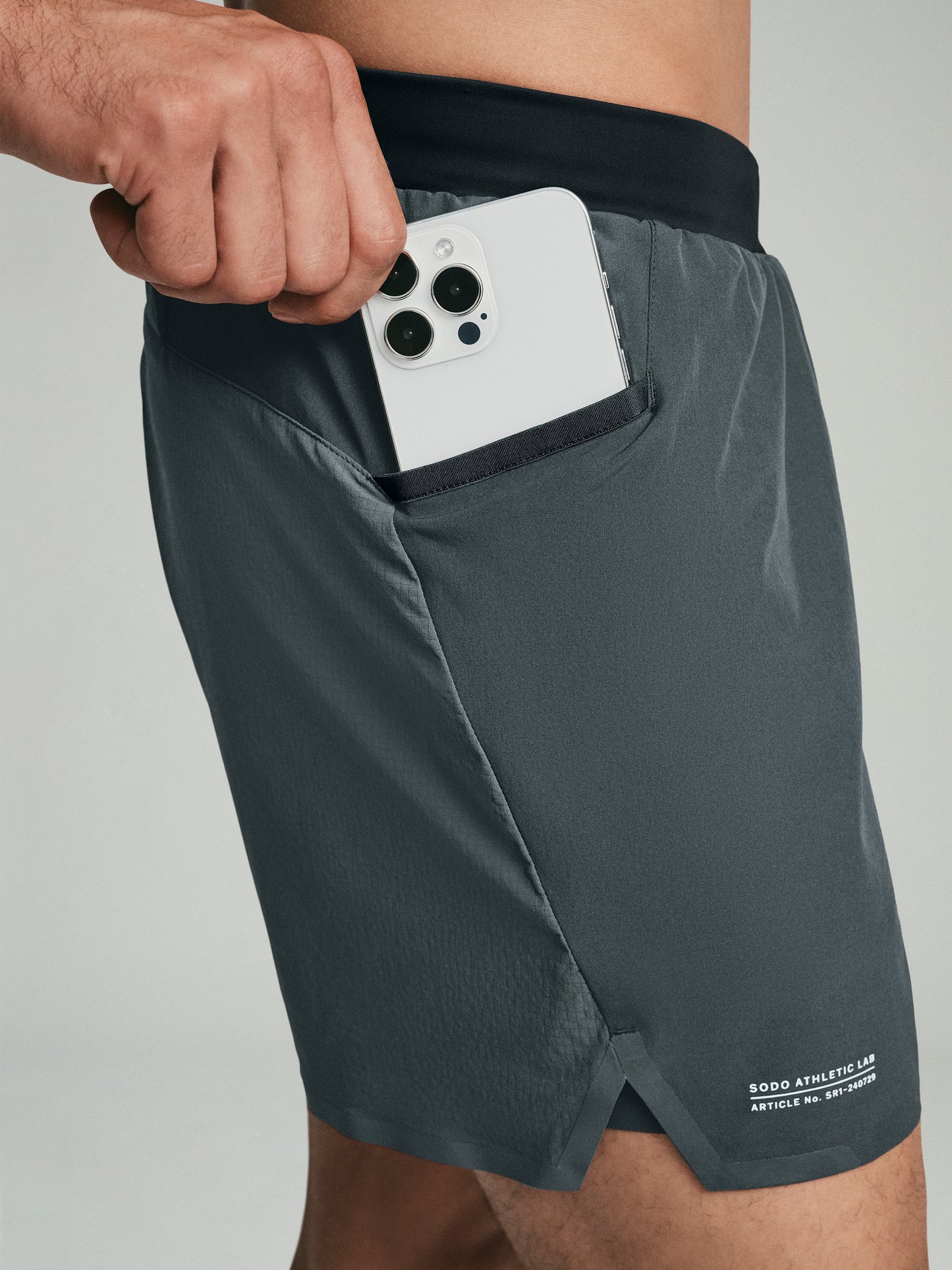 Run Short - Charcoal