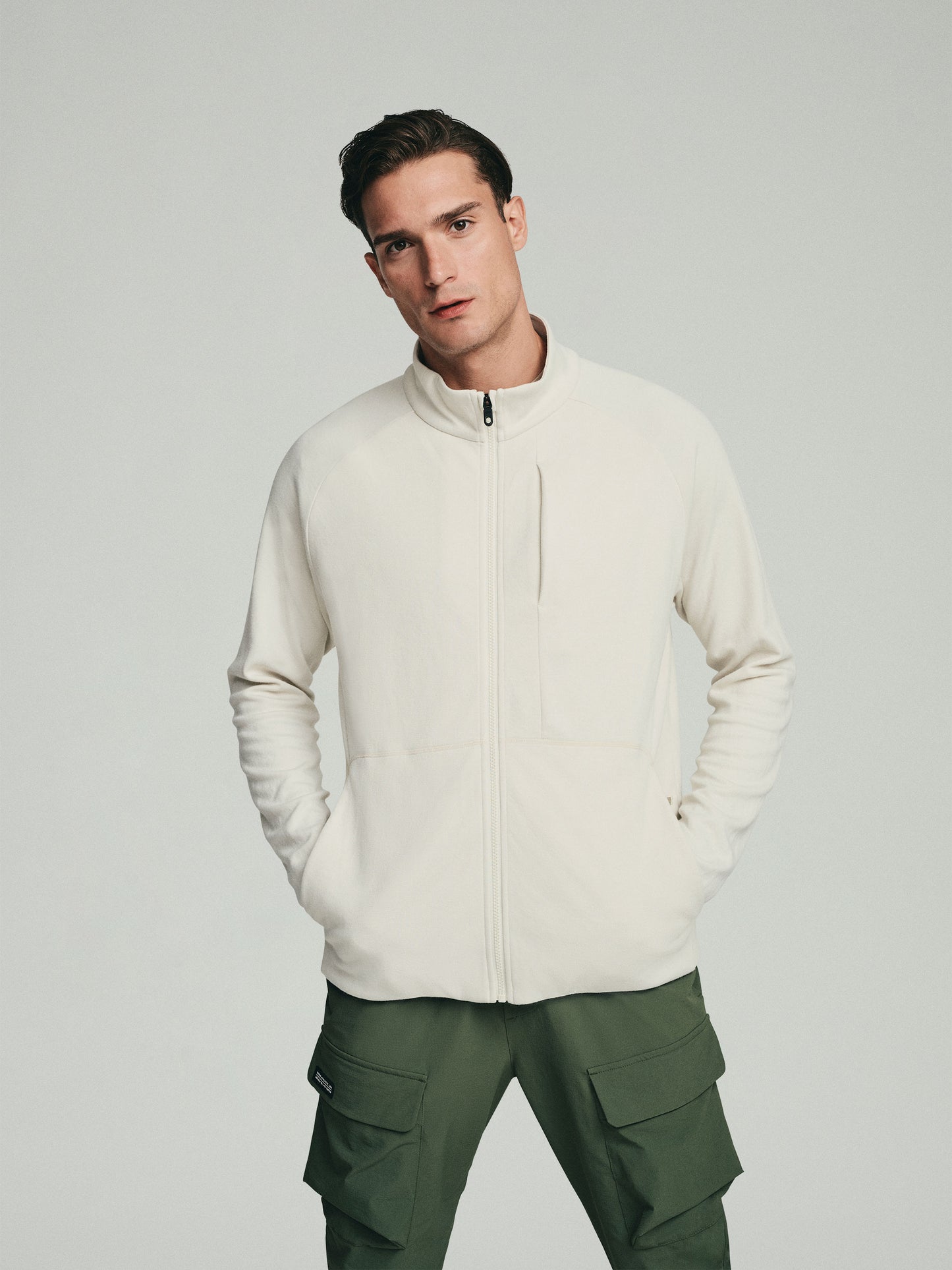 Track Jacket - Stone