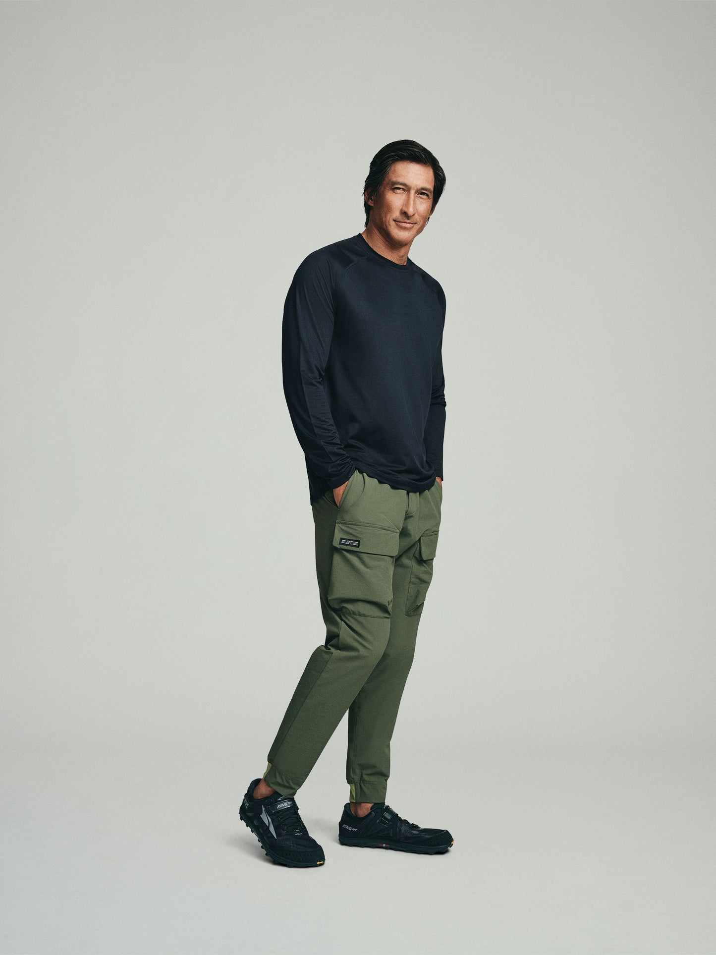 UPF 50 Performance LS Tee - Black