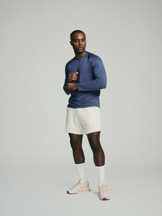 UPF 50 Performance LS Tee - Navy