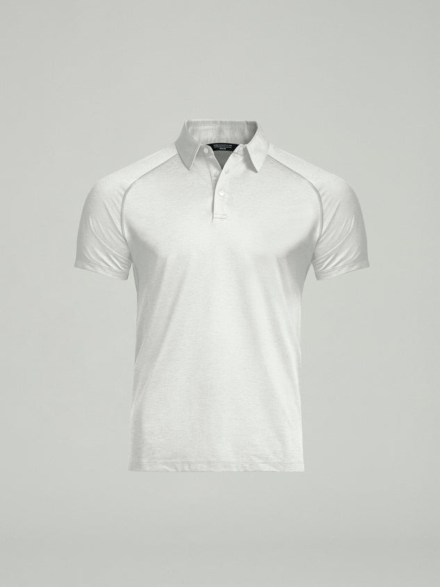 UPF 50 Performance SS Polo Tee - White - SODO