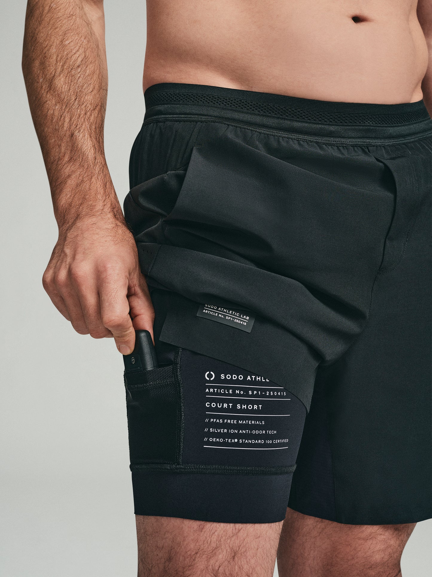 Court Short - Black