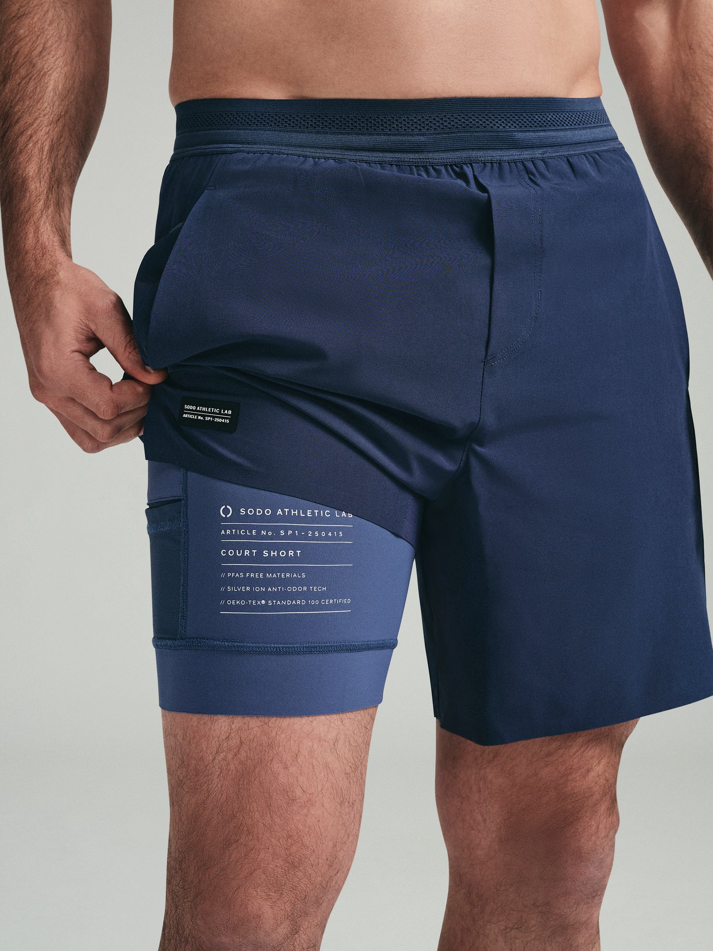 Court Short - Navy