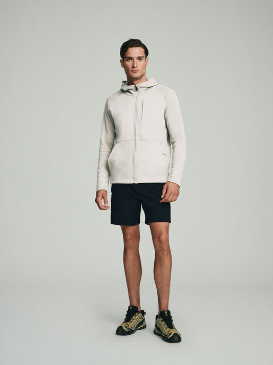 Full Zip Hoodie - Stone