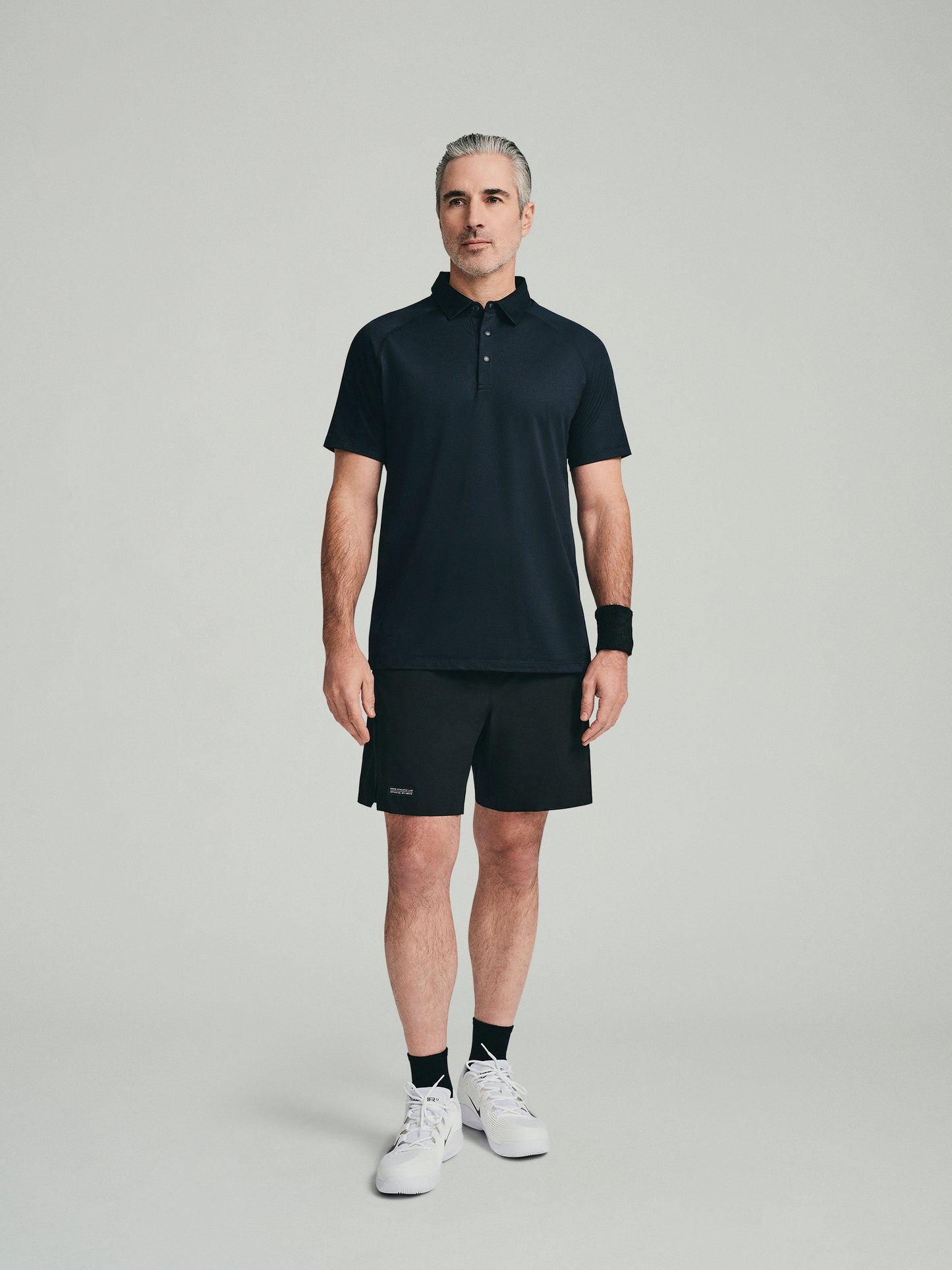 UPF 50 Performance SS Polo Tee - Black