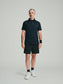 UPF 50 Performance SS Polo Tee - Black