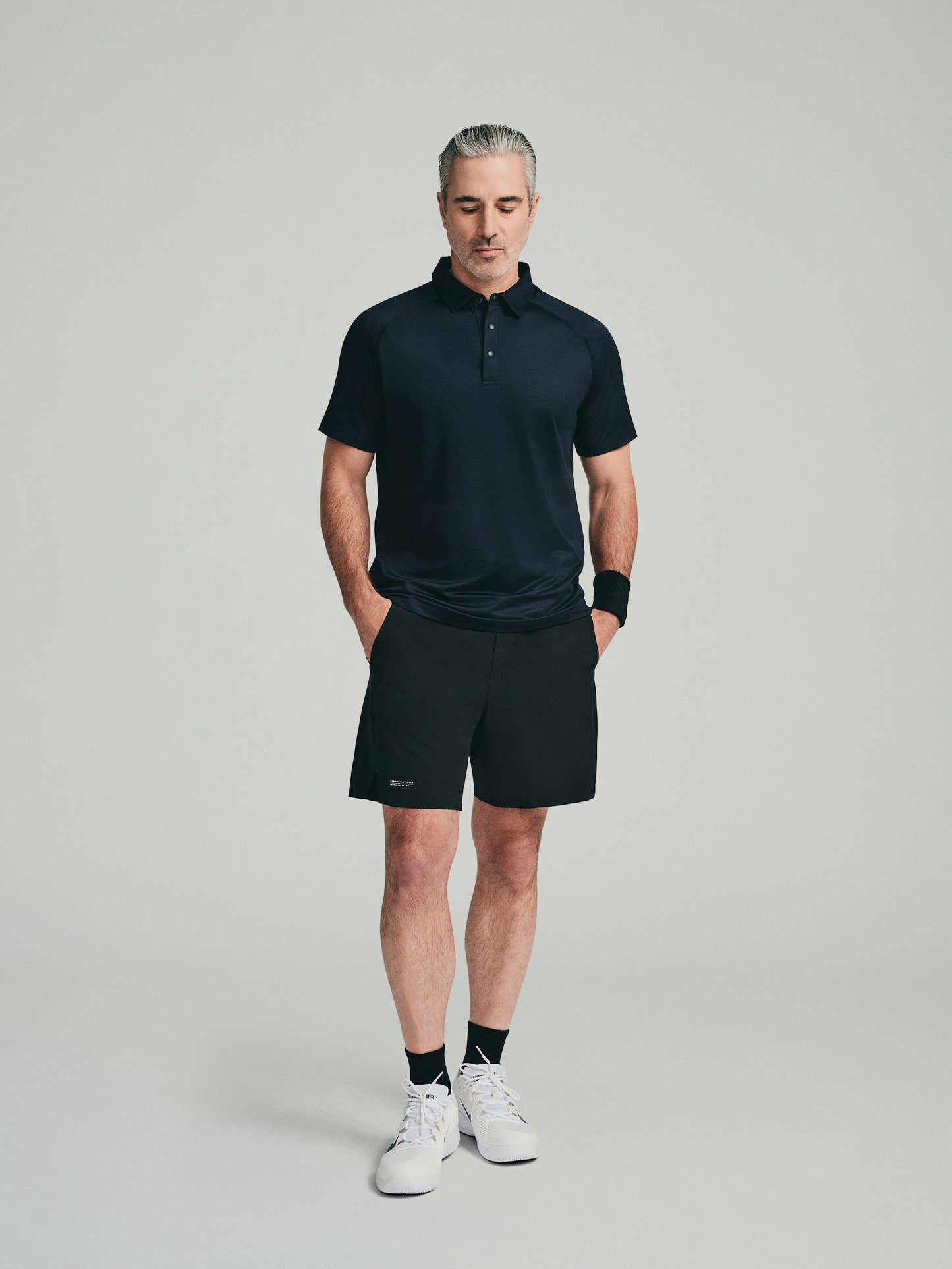 UPF 50 Performance SS Polo Tee - Black