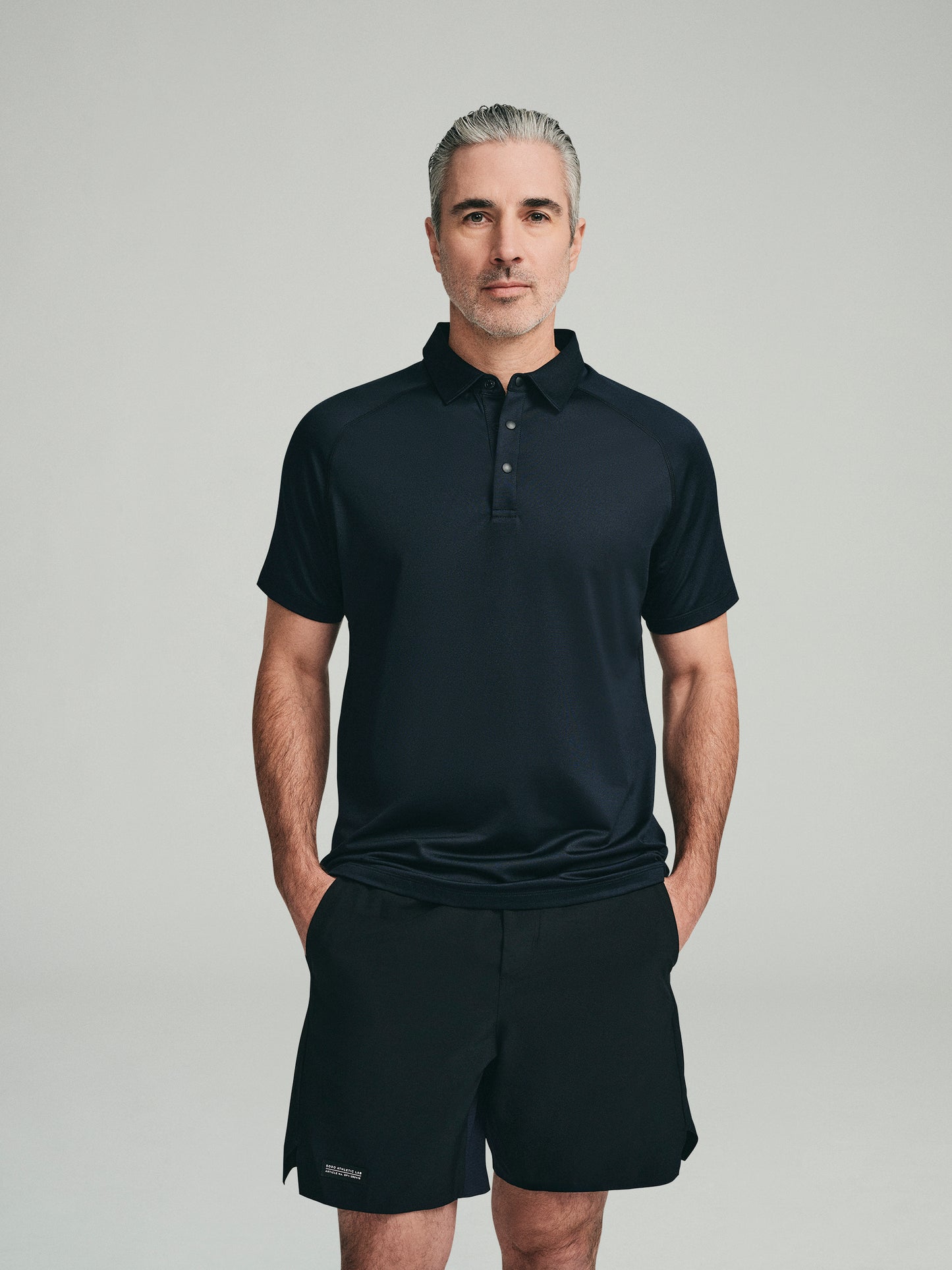 UPF 50 Performance SS Polo Tee - Black
