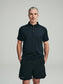 UPF 50 Performance SS Polo Tee - Black