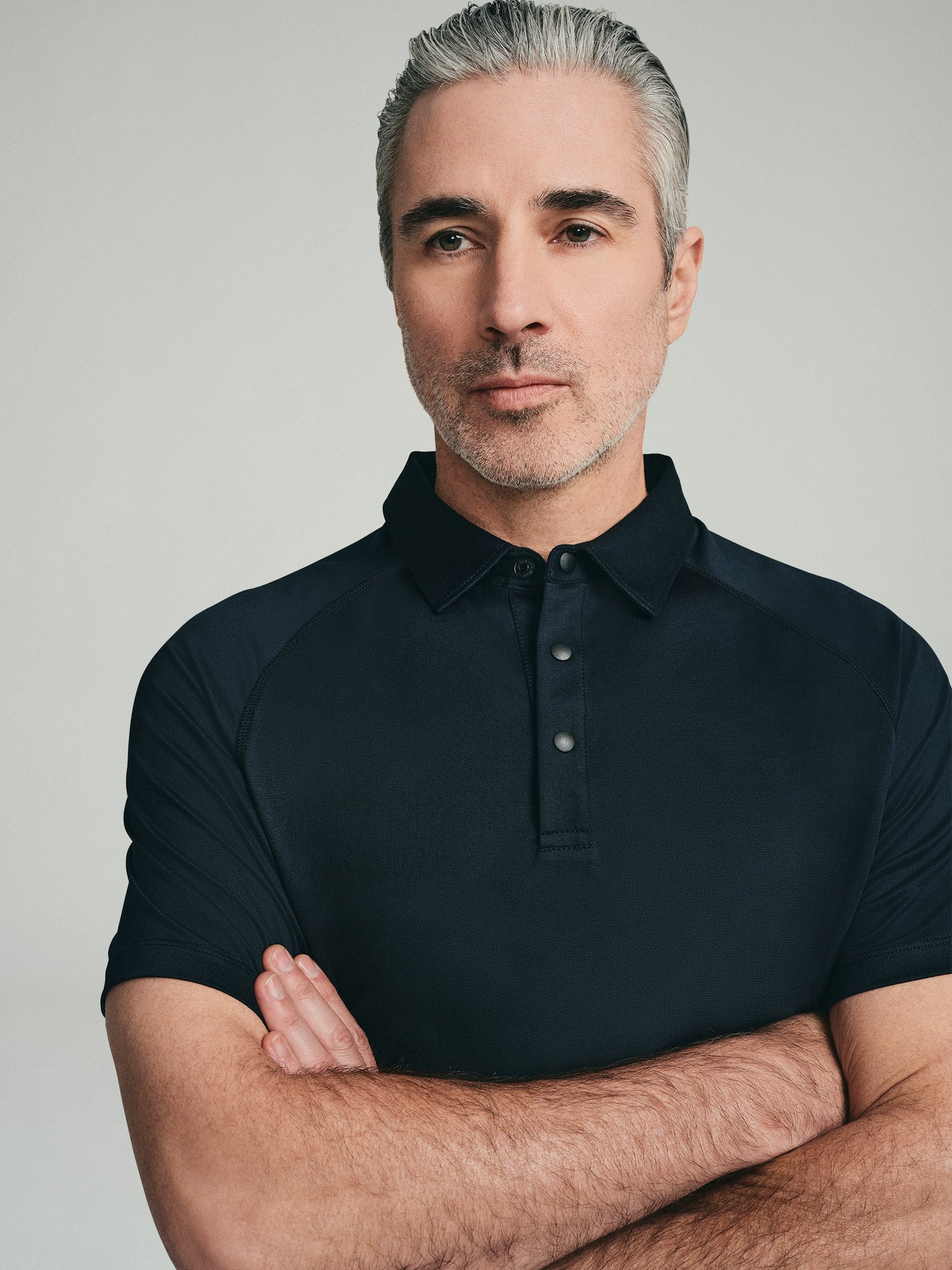 UPF 50 Performance SS Polo Tee - Black