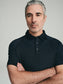 UPF 50 Performance SS Polo Tee - Black