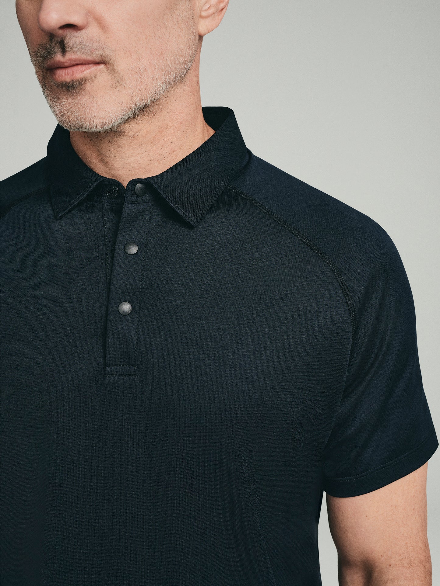 UPF 50 Performance SS Polo Tee - Black