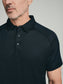 UPF 50 Performance SS Polo Tee - Black