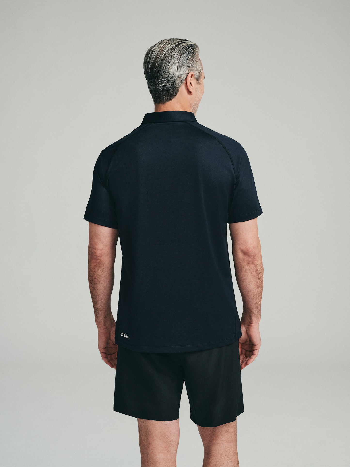 UPF 50 Performance SS Polo Tee - Black