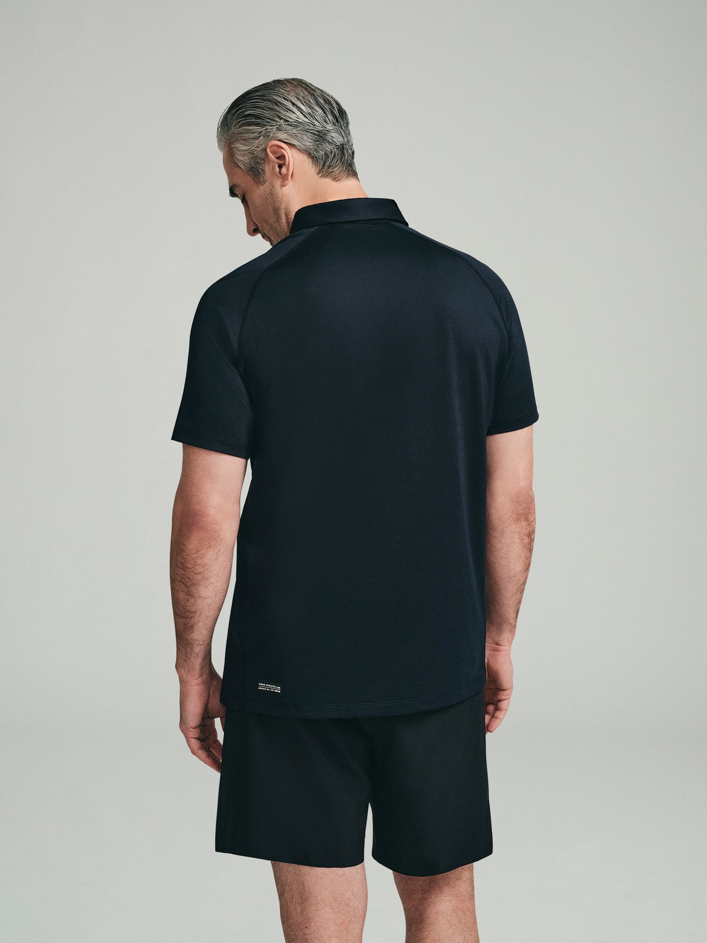 UPF 50 Performance SS Polo Tee - Black