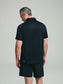 UPF 50 Performance SS Polo Tee - Black
