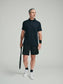 UPF 50 Performance SS Polo Tee - Black