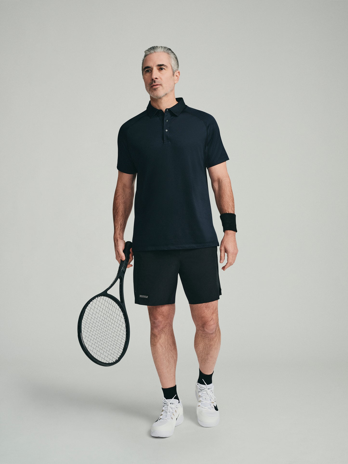 UPF 50 Performance SS Polo Tee - Black