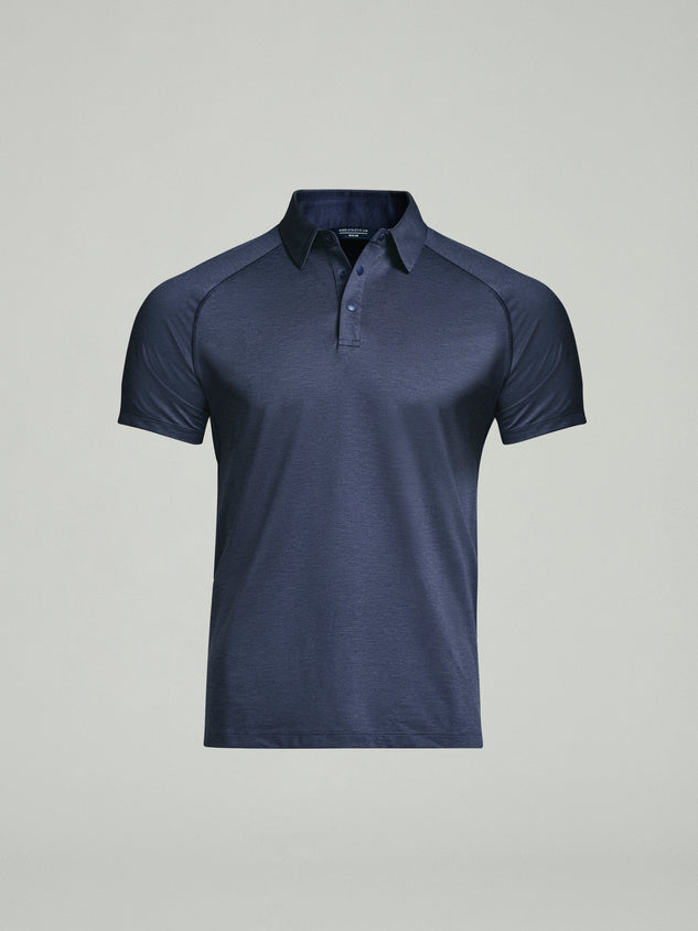 UPF 50 Performance SS Polo Tee - Navy