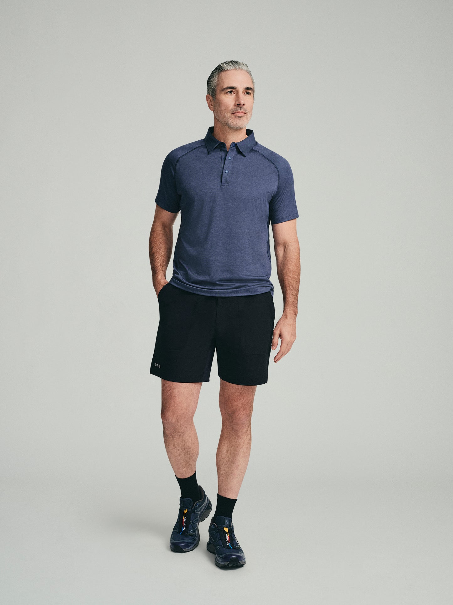 UPF 50 Performance SS Polo Tee - Navy