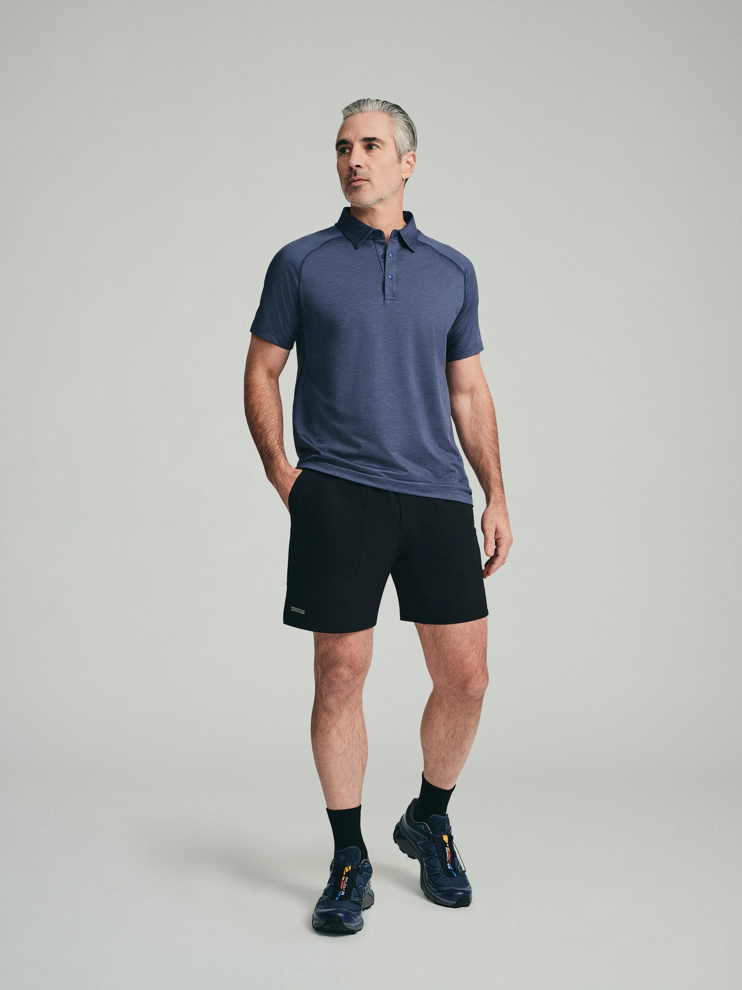 UPF 50 Performance SS Polo Tee - Navy