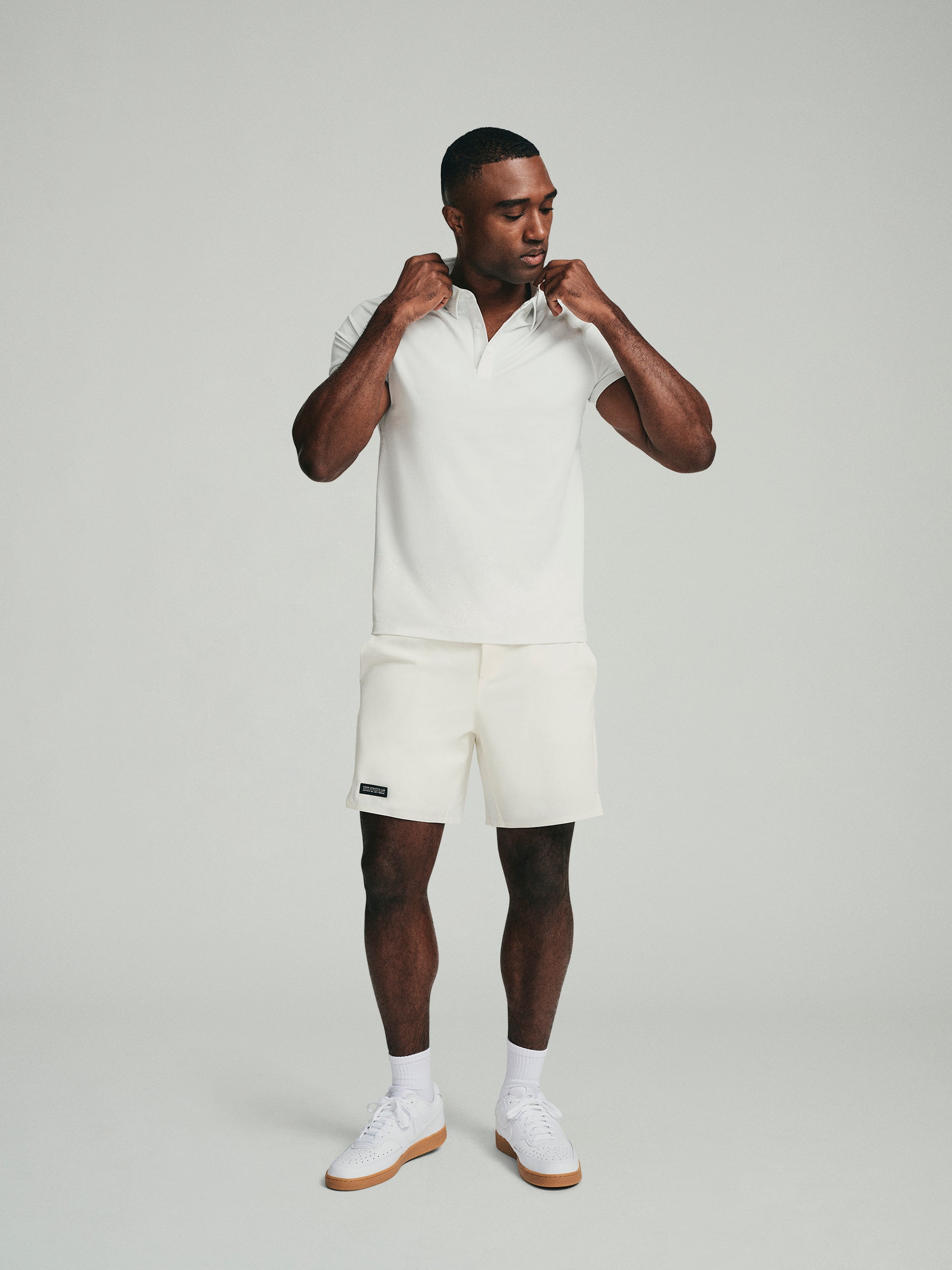UPF 50 Performance SS Polo Tee - White - SODO