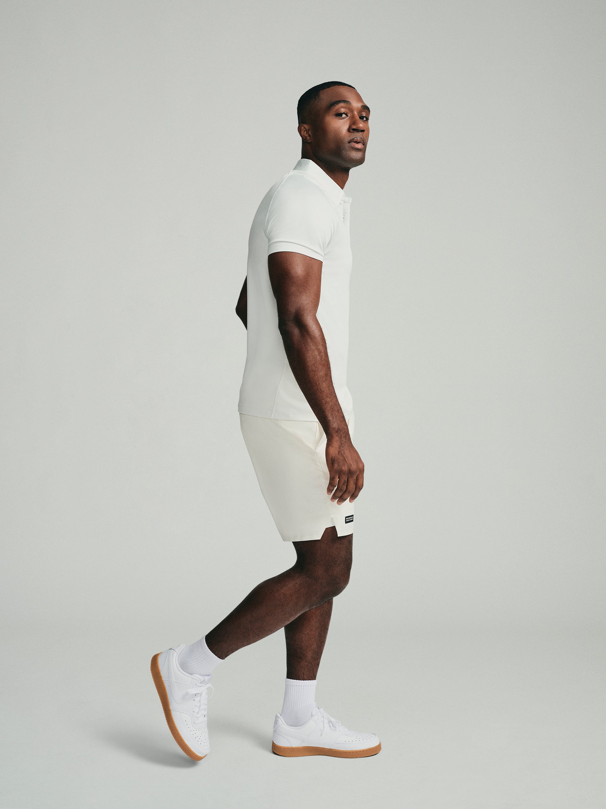 UPF 50 Performance SS Polo Tee - White - SODO