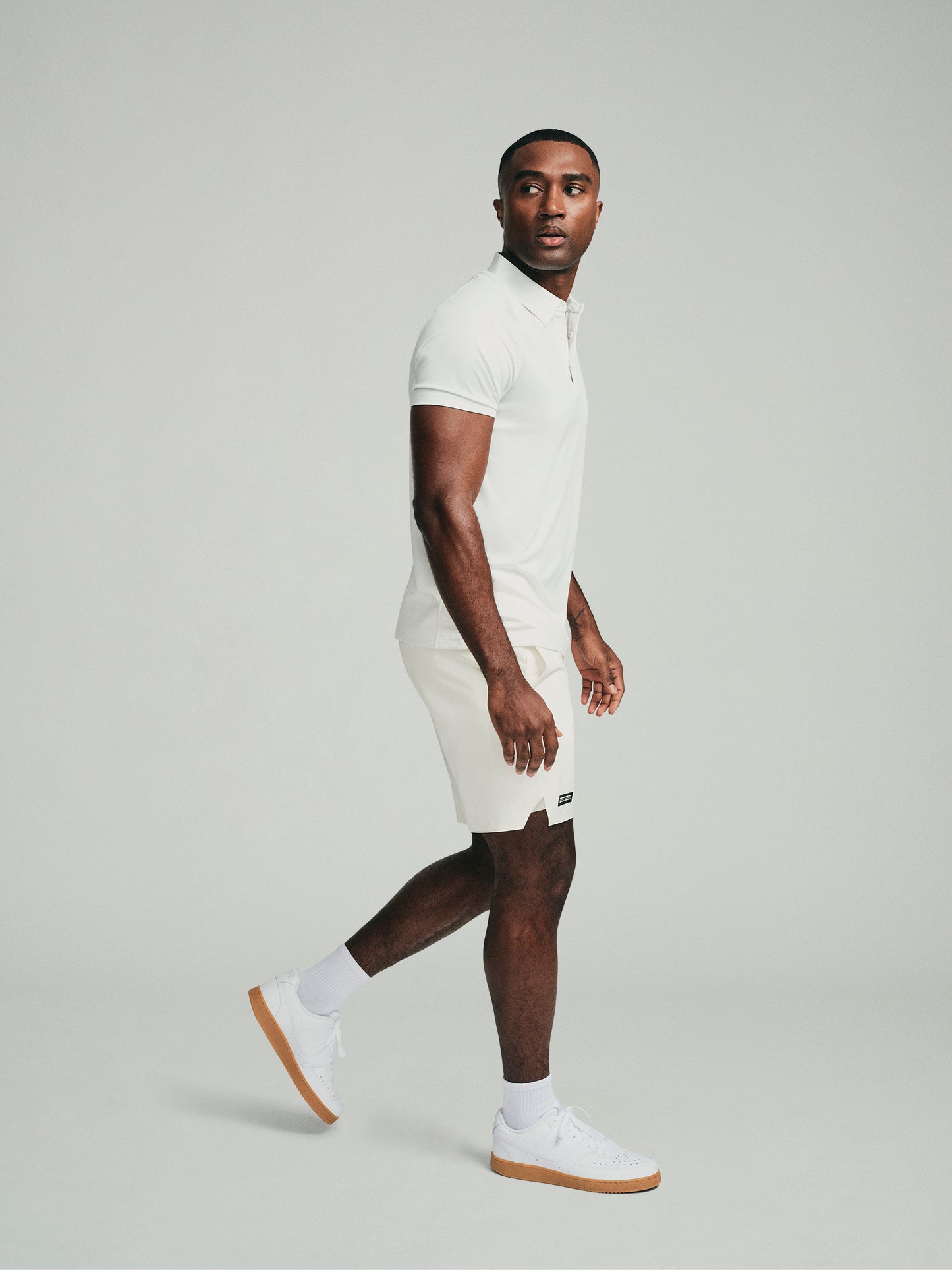 UPF 50 Performance SS Polo Tee - White - SODO