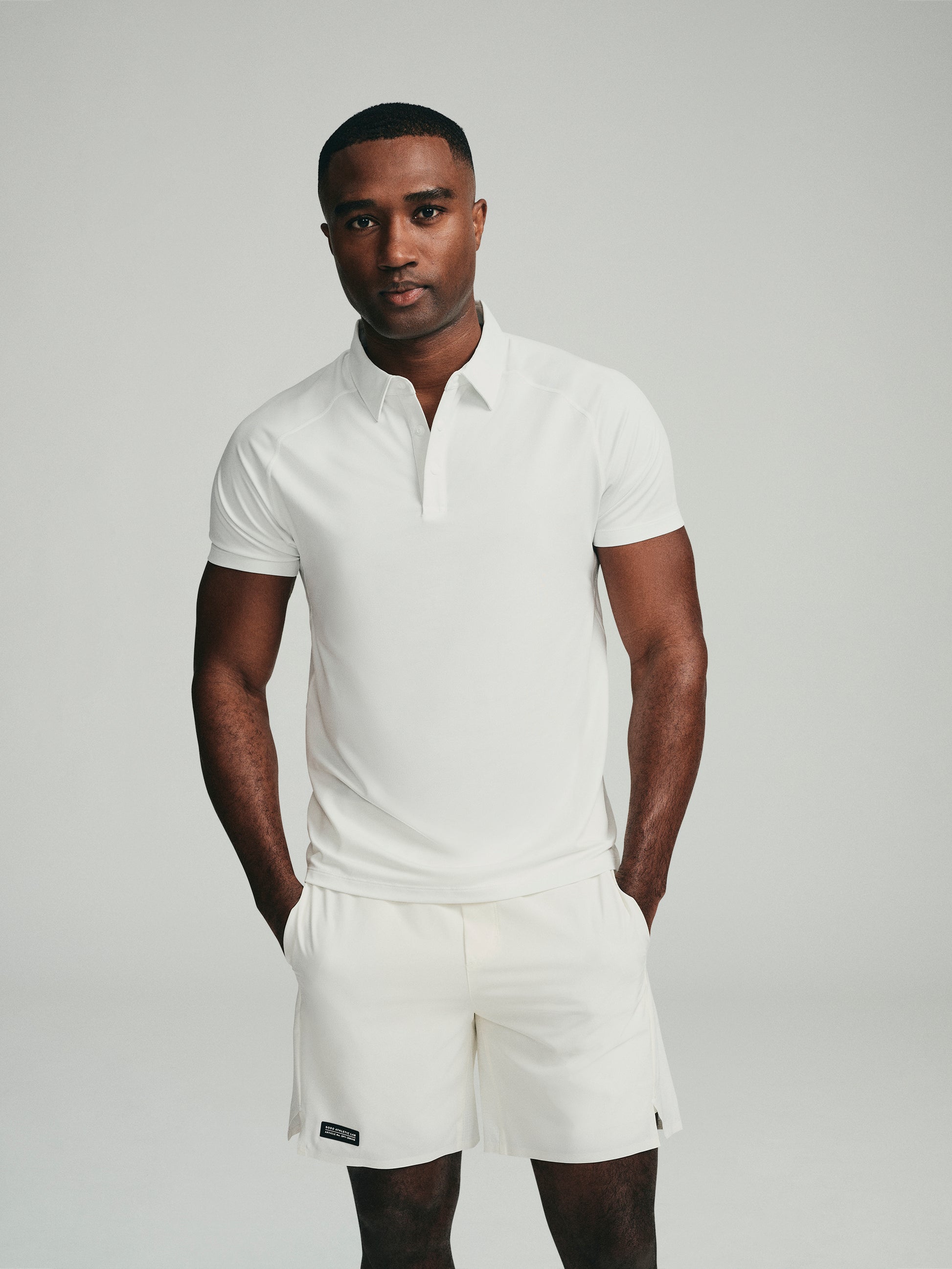 UPF 50 Performance SS Polo Tee - White - SODO
