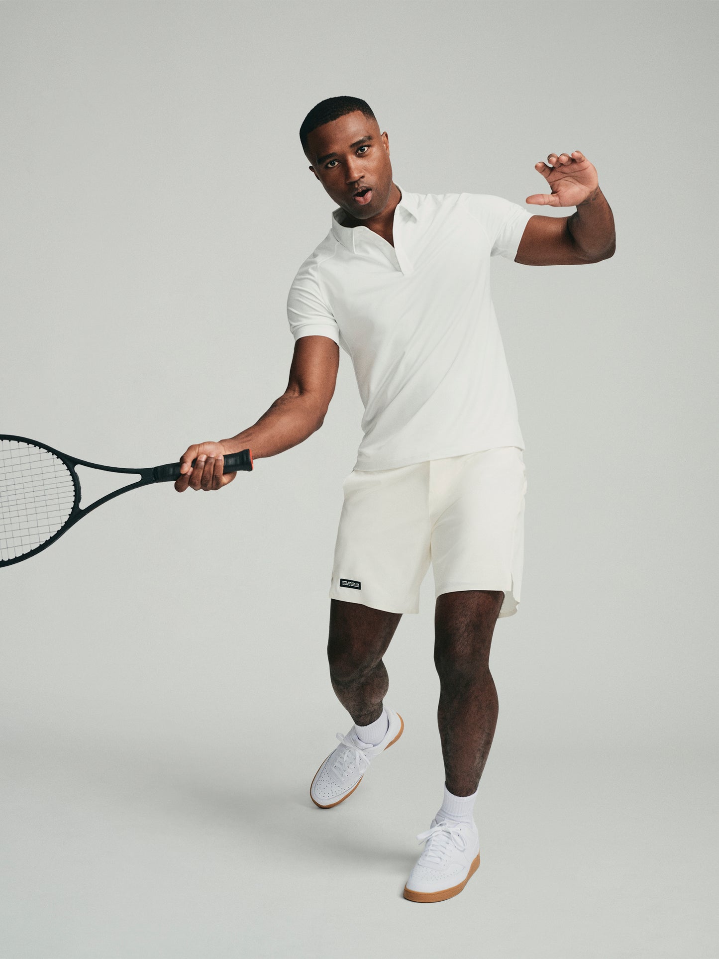 UPF 50 Performance SS Polo Tee - White - SODO