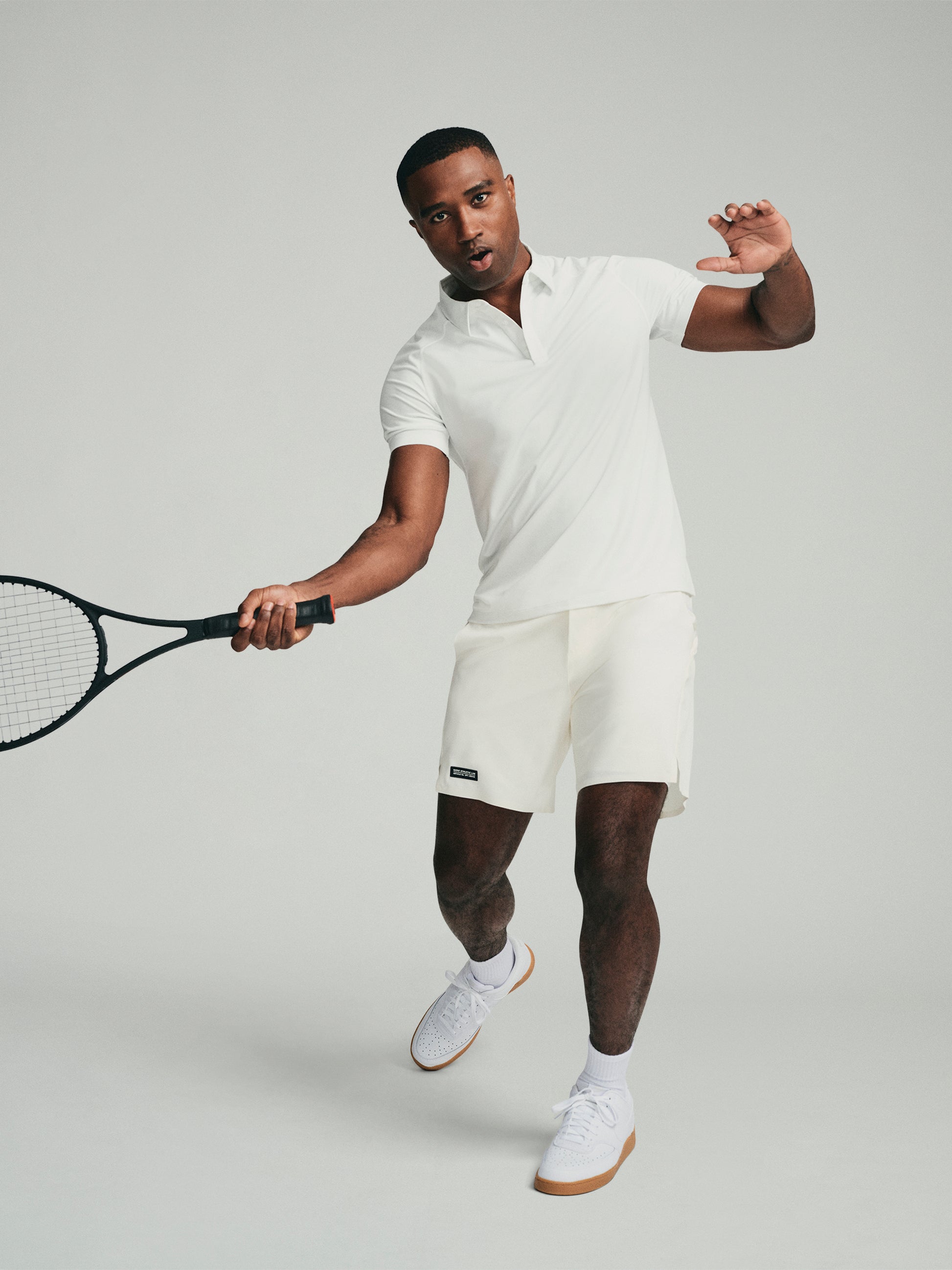UPF 50 Performance SS Polo Tee - White - SODO