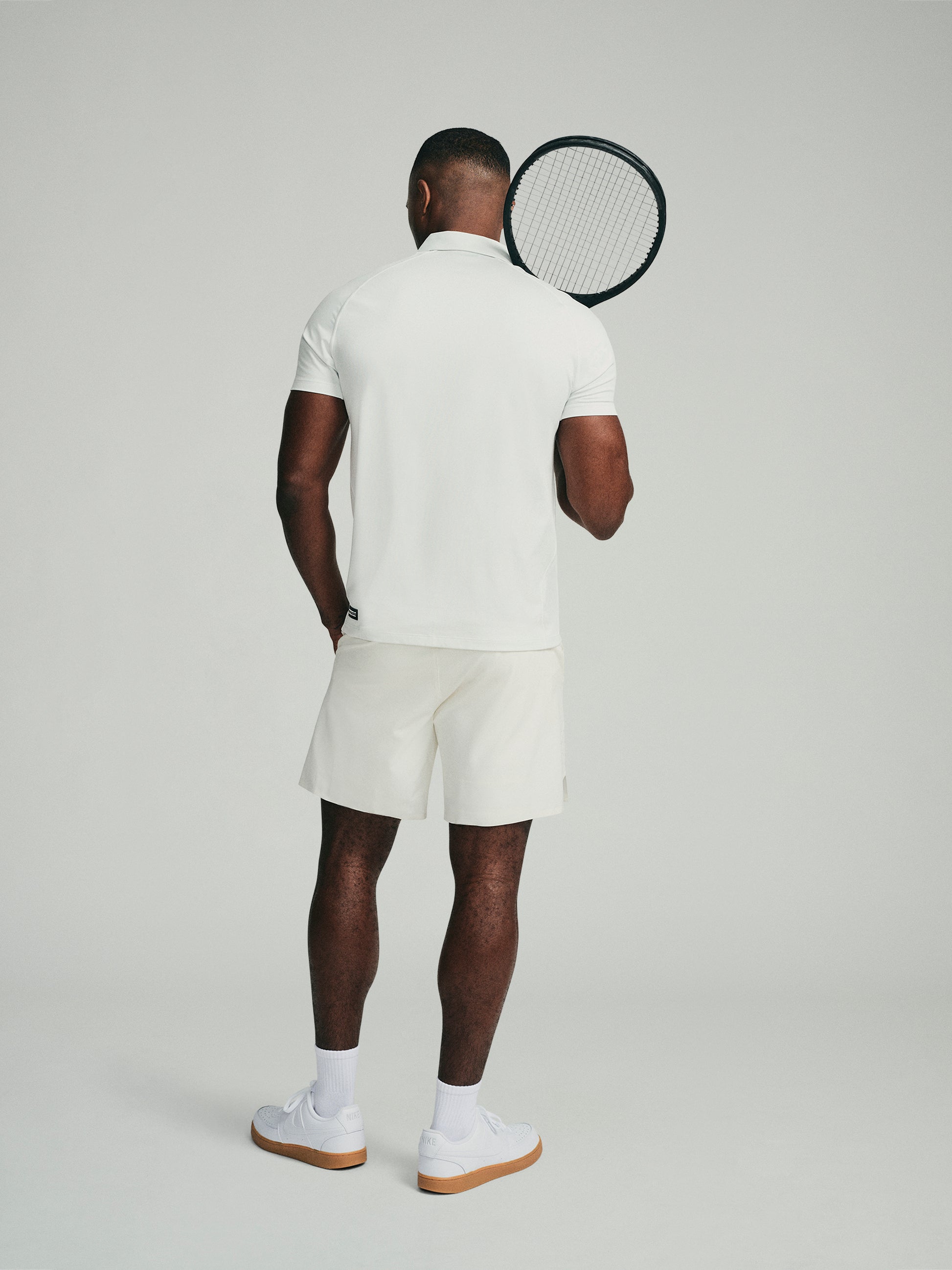 UPF 50 Performance SS Polo Tee - White - SODO
