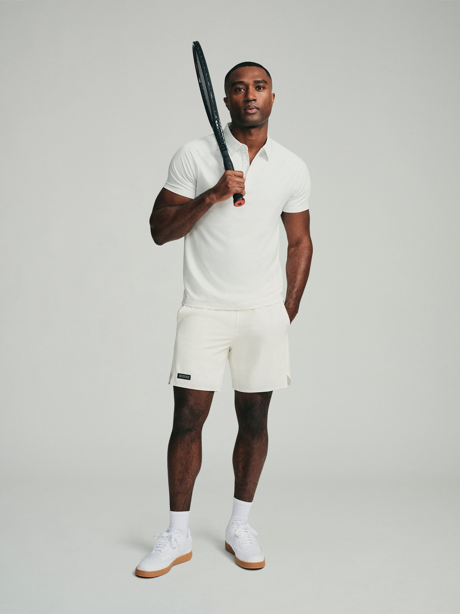 UPF 50 Performance SS Polo Tee - White - SODO