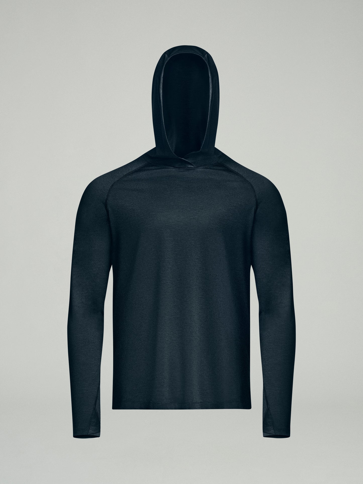 UPF 50 Performance Pullover Hoodie Tee - Black - SODO