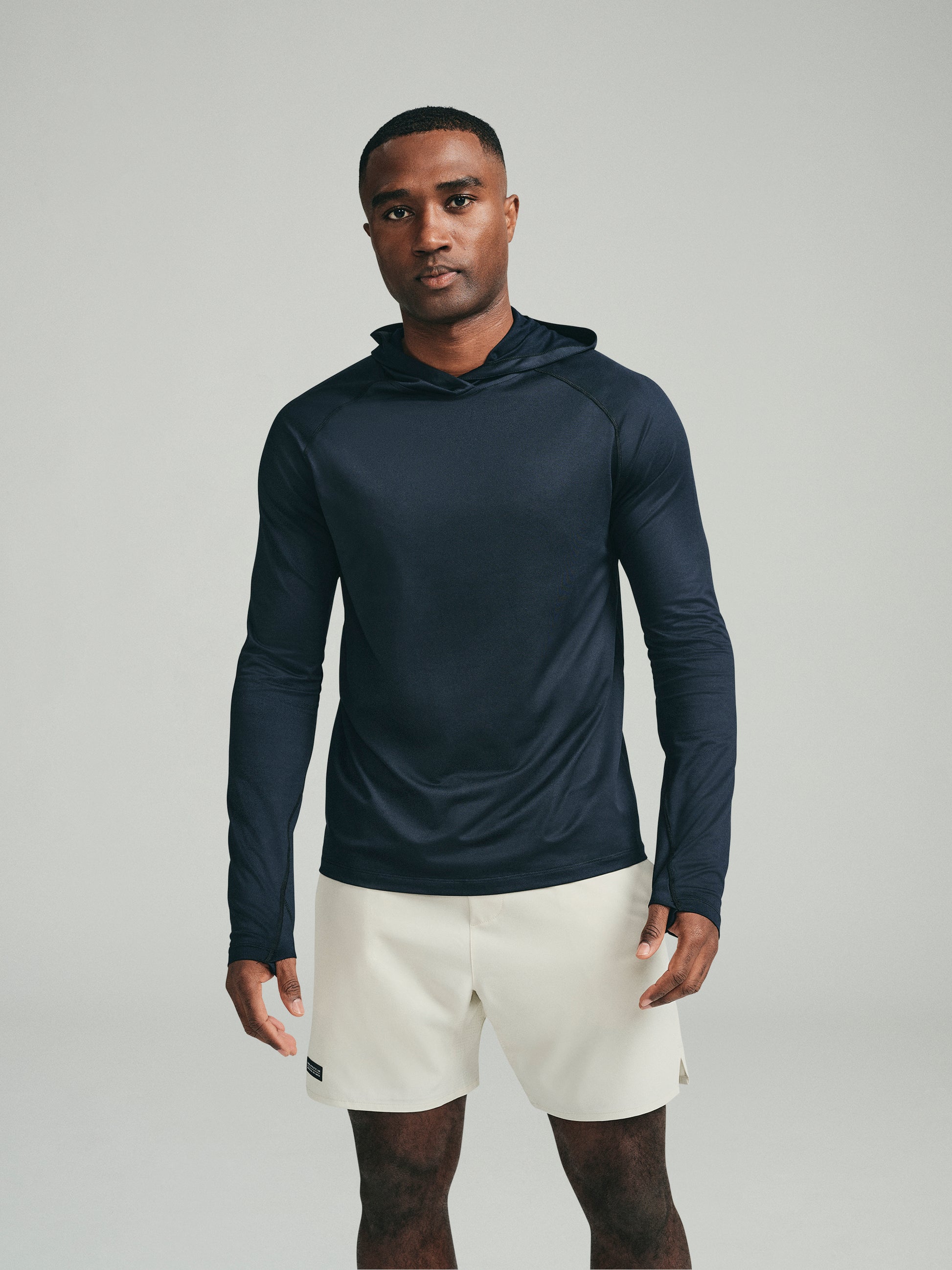 UPF 50 Performance Pullover Hoodie Tee - Black - SODO