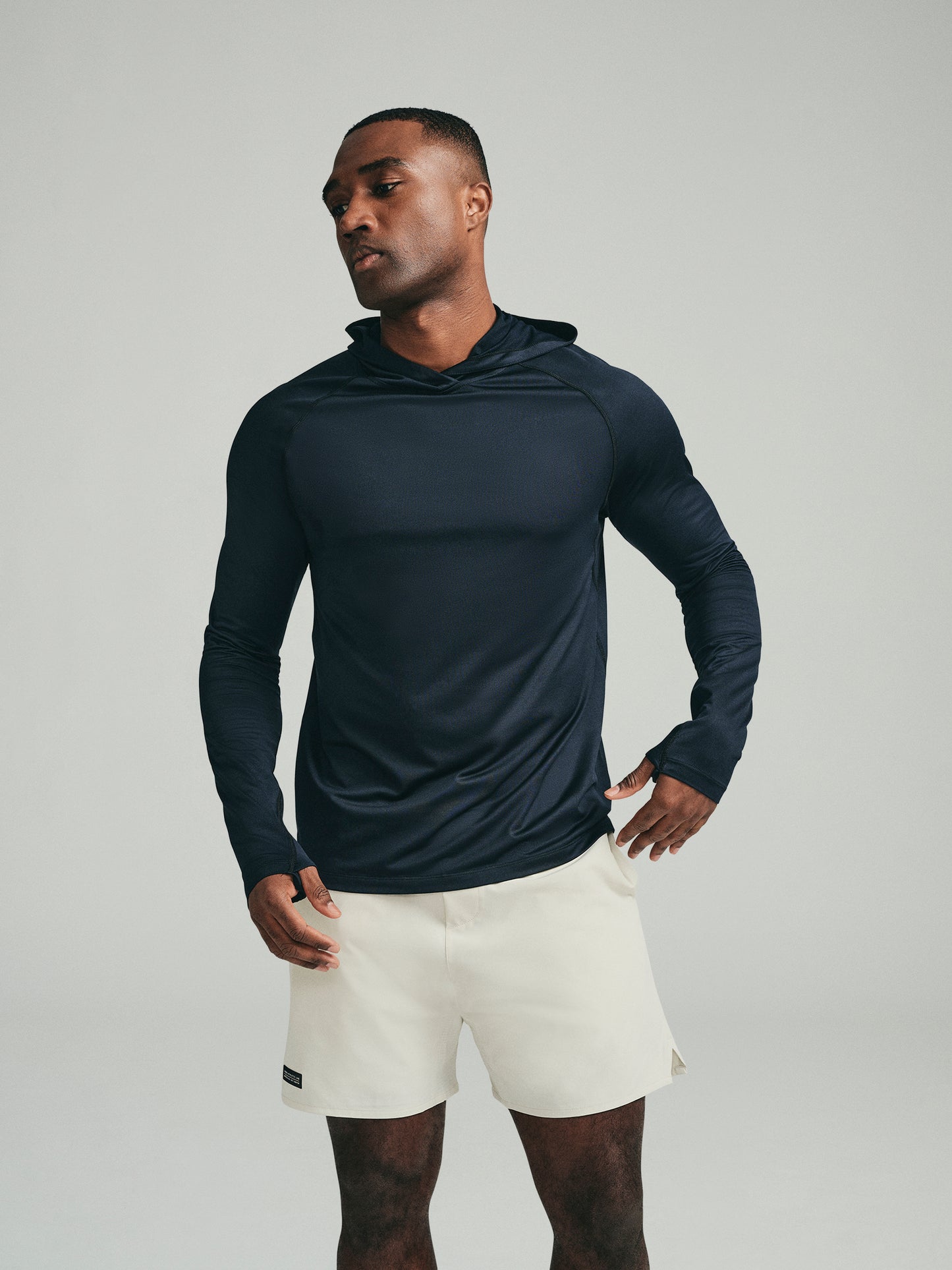 UPF 50 Performance Pullover Hoodie Tee - Black - SODO