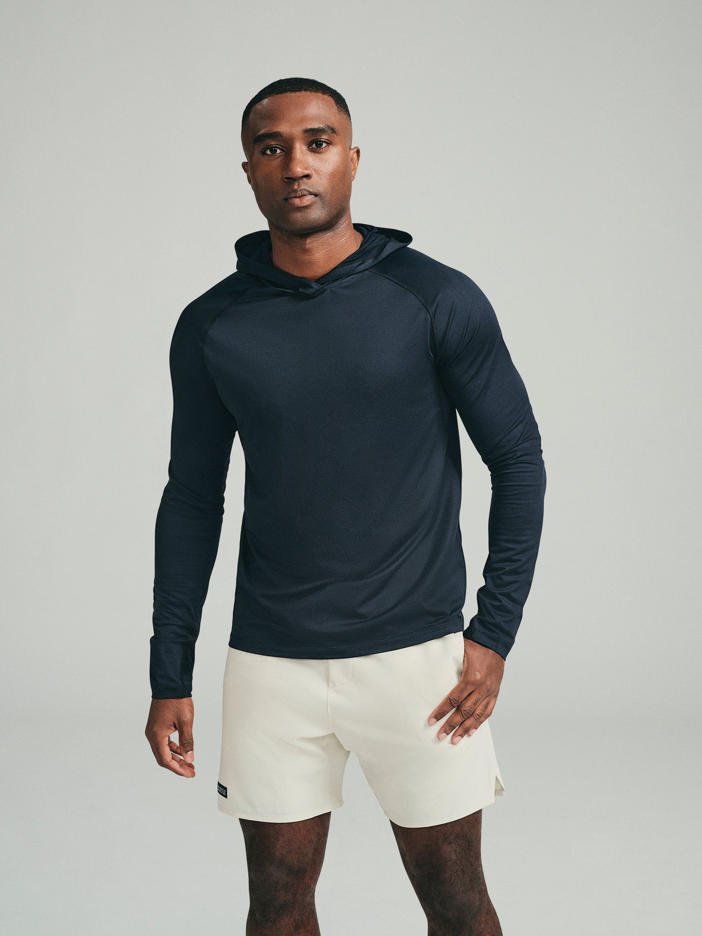 UPF 50 Performance Pullover Hoodie Tee - Black - SODO