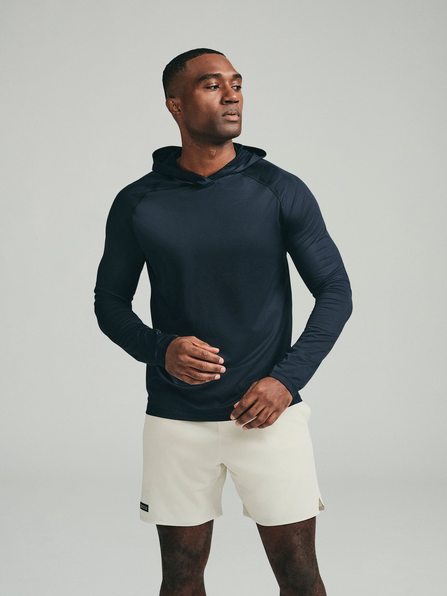 UPF 50 Performance Pullover Hoodie Tee - Black - SODO