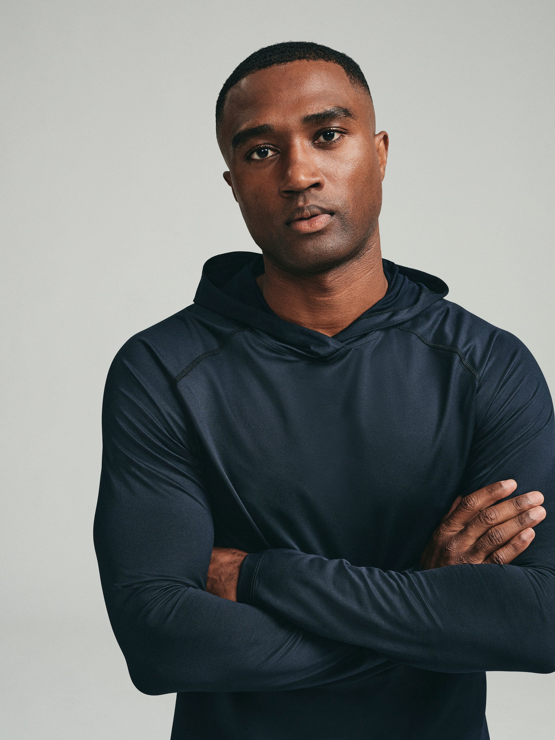 UPF 50 Performance Pullover Hoodie Tee - Black - SODO