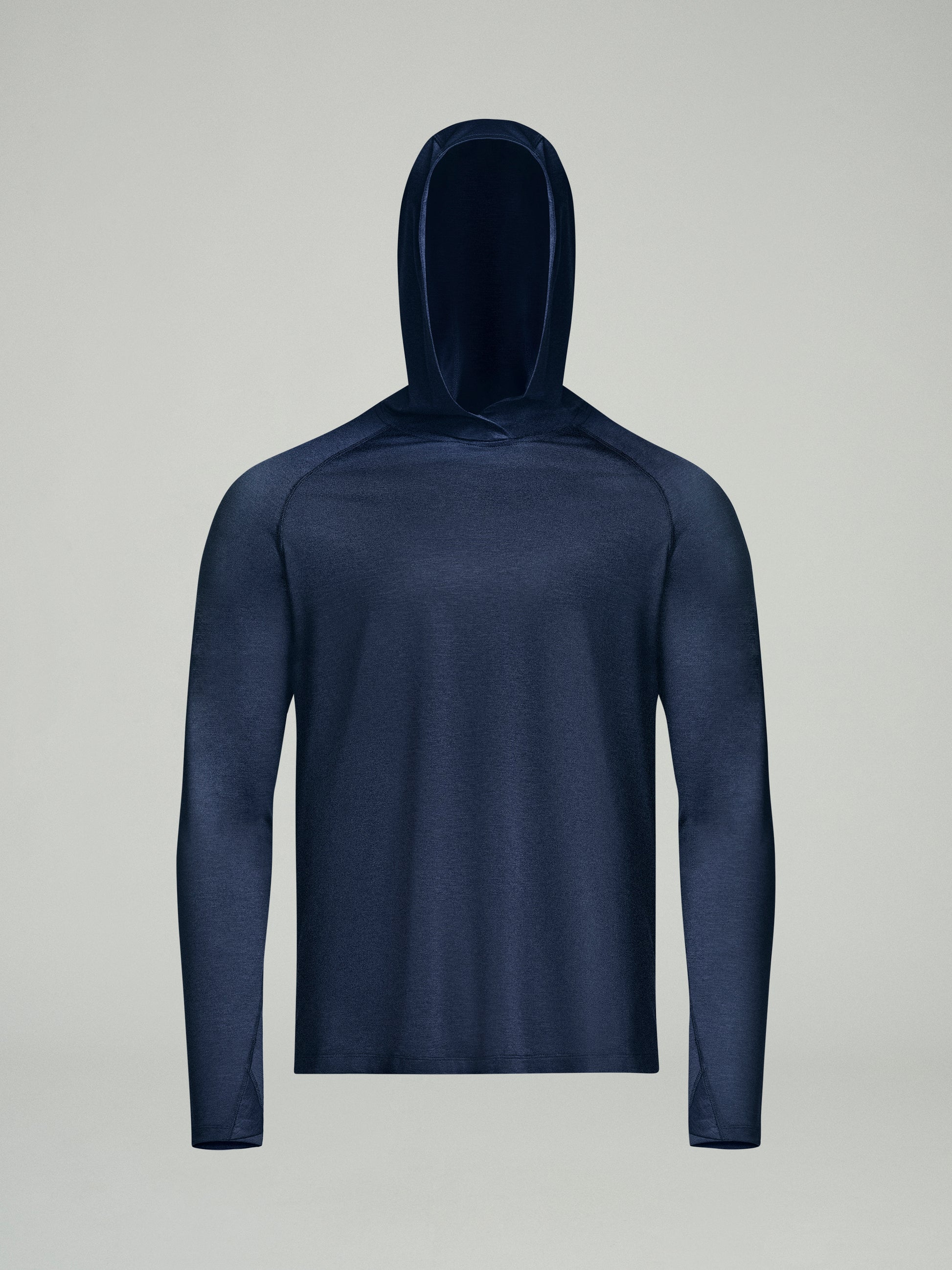 UPF 50 Performance Pullover Hoodie Tee - Navy - SODO