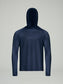 UPF 50 Performance Pullover Hoodie Tee - Navy - SODO