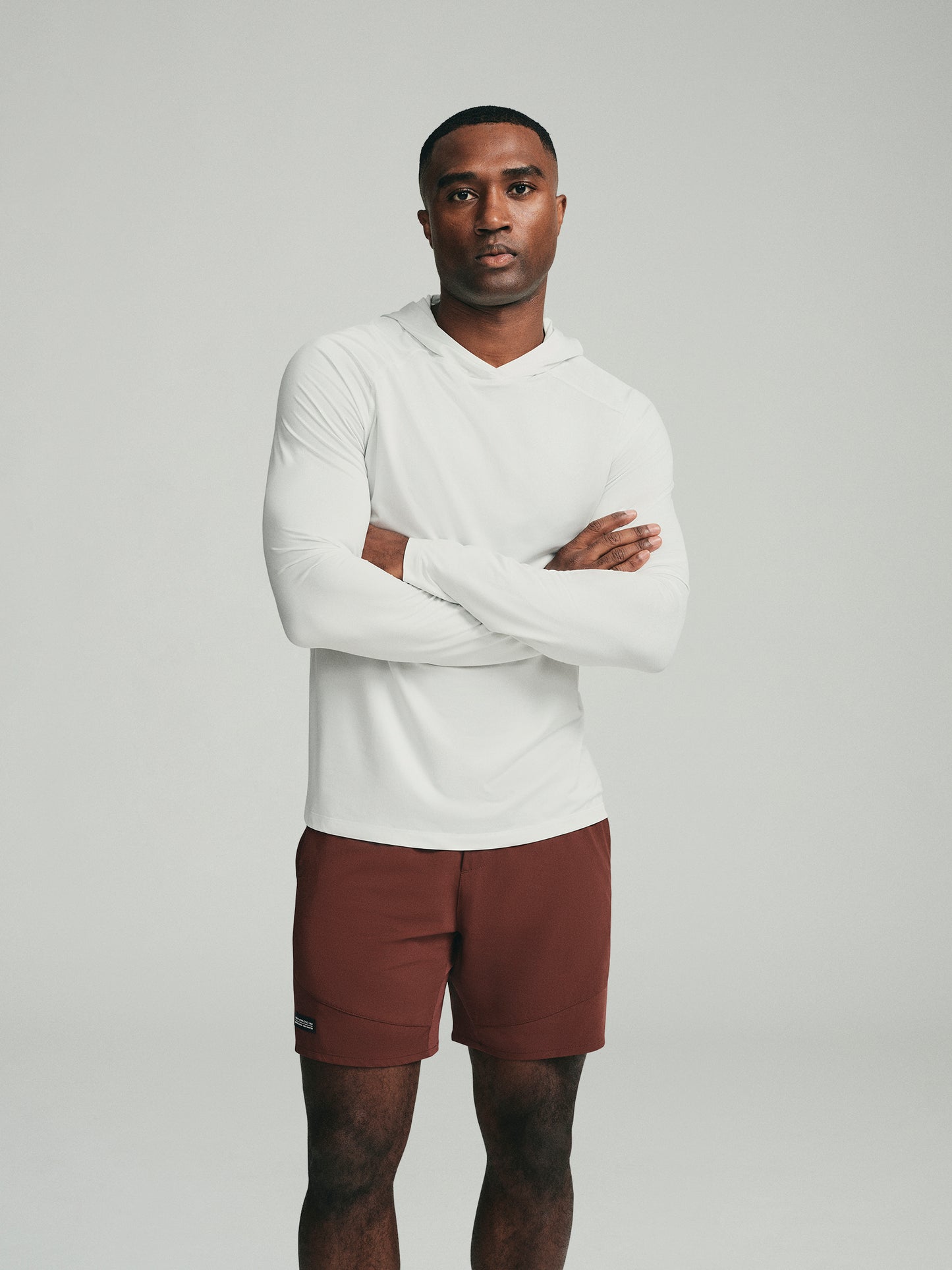 UPF 50 Performance Pullover Hoodie Tee - White - SODO