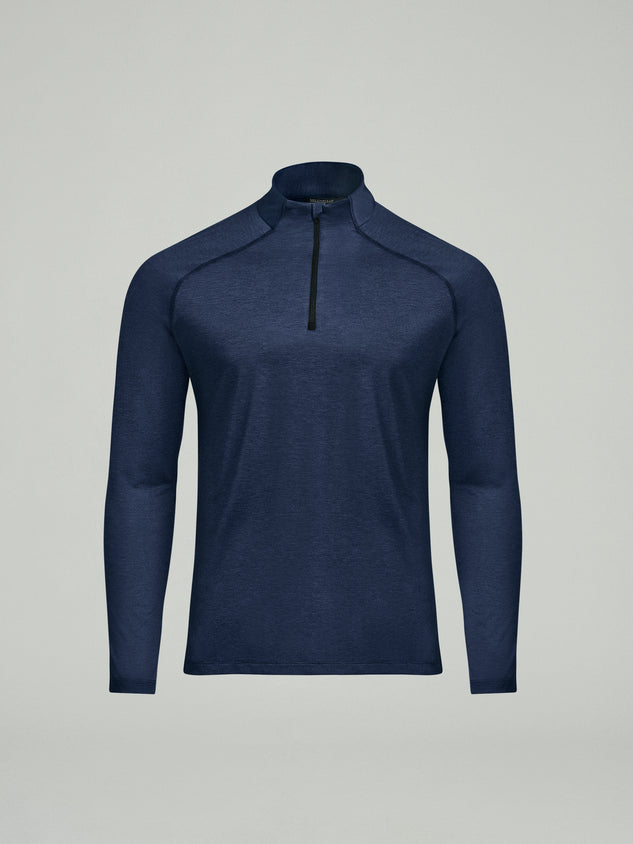 UPF 50 Performance 1/4 Zip Tee - Navy - SODO