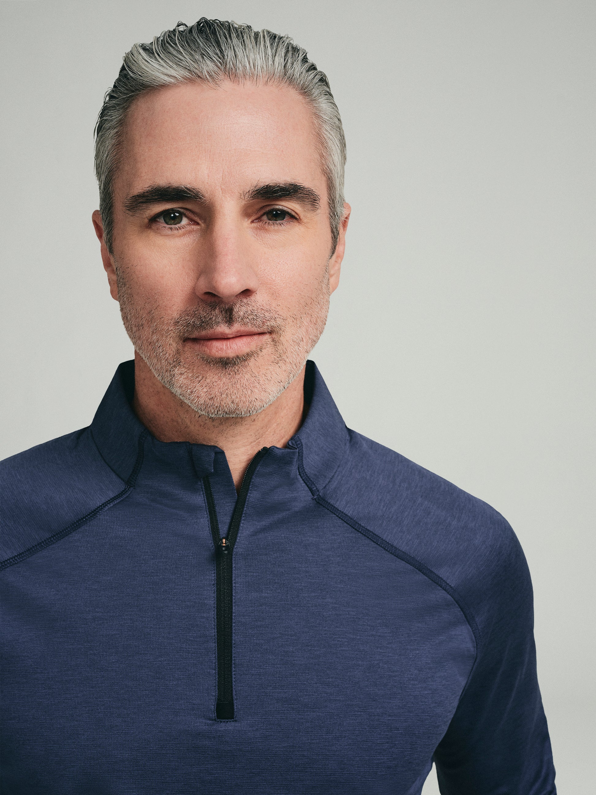 UPF 50 Performance 1/4 Zip Tee - Navy - SODO