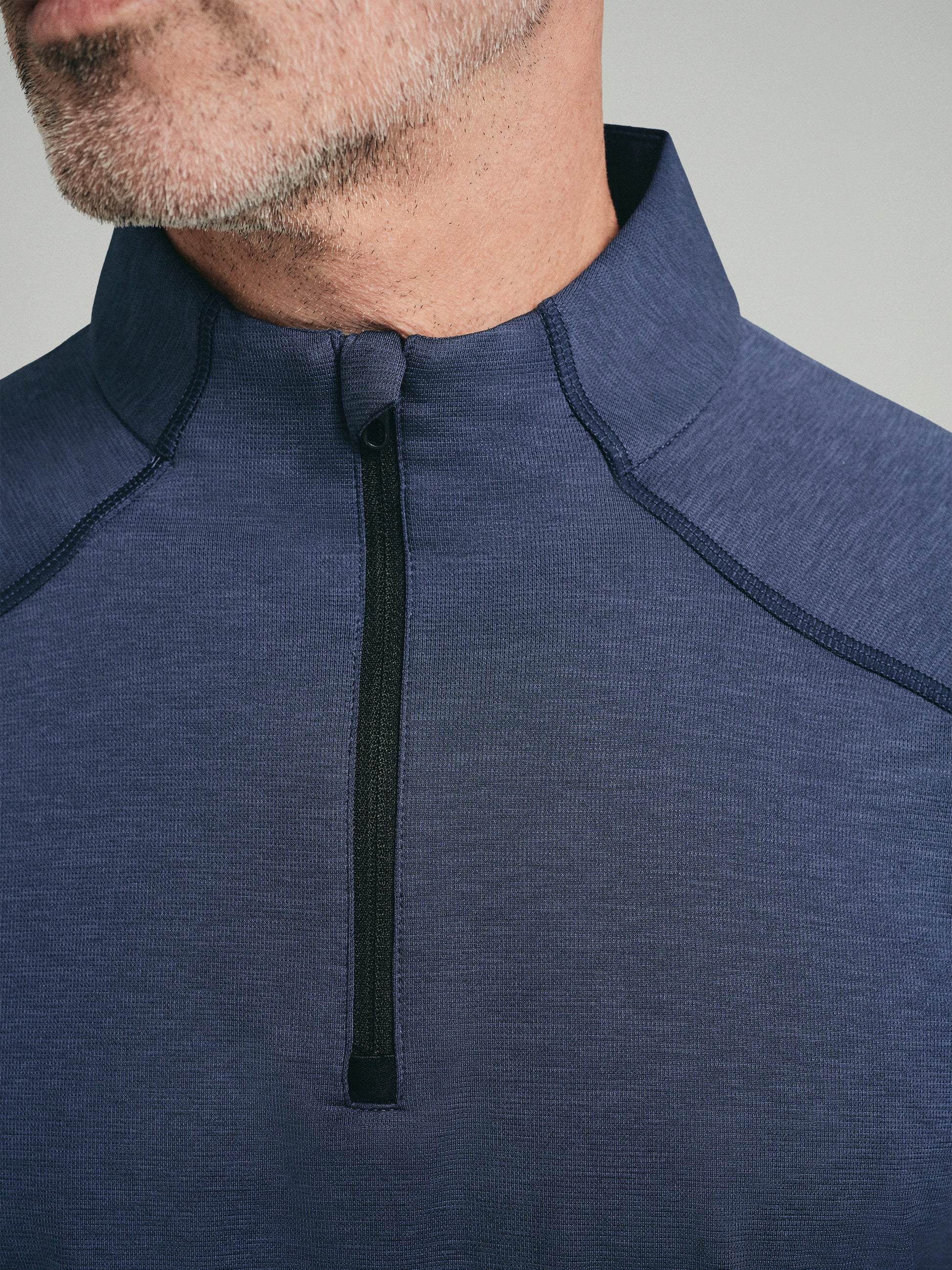 UPF 50 Performance 1/4 Zip Tee - Navy - SODO