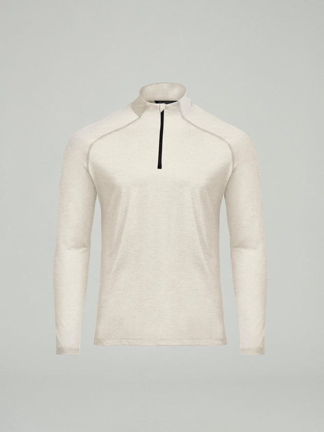 UPF 50 Performance 1/4 Zip Tee - Stone - SODO